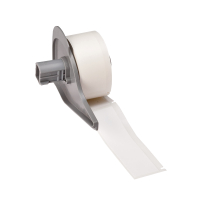 M7-23-483 | Glanzend Wit Polyester met afmeting: 101,60 mm (B) x 25,40 mm (H)