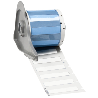 M7-250-175-342 | Mat Wit Hittekrimpende polyolefin krimpkous met afmeting: 44,45 mm (B) x 11,15 mm (H)