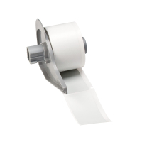 M7-26-428 | Mat Lichtgrijs Gemetalliseerd polyester met afmeting: 69,85 mm (B) x 31,75 mm (H)