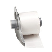 M7-29-427 | Mat Wit, transparant Zelflaminerend vinyl met afmeting: 12,70 mm (B) x 38,10 mm (H)