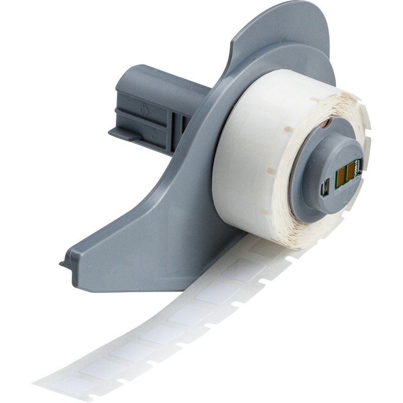 M7-3-423 | Glanzend Wit Polyester met afmeting: 9,53 mm (B) x 9,53 mm (H)