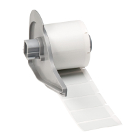 M7-30-486 | Mat Lichtgrijs Gemetalliseerd polyester met afmeting: 38,10 mm (B) x 19,05 mm (H)