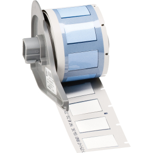 M7-375-1-342 | Mat Wit Hittekrimpende polyolefin krimpkous met afmeting: 25,40 mm (B) x 16,38 mm (H)