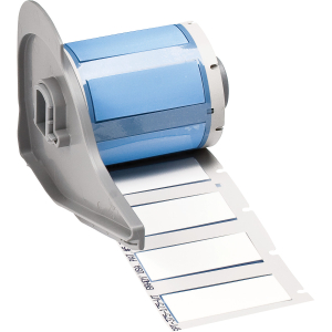 M7-375-175-342 | Mat Wit Hittekrimpende polyolefin krimpkous met afmeting: 44,45 mm (B) x 16,38 mm (H)