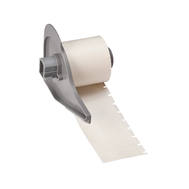 M7-45-430 | Glanzend Transparant Polyester met afmeting: 38,10 mm (B) x 9,53 mm (H)