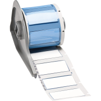 M7-500-175-7641 | Mat Wit Hittekrimpende polyolefin krimpkous met afmeting: 44,45 mm (B) x 21,62 mm (H)