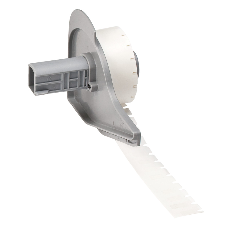 M7-71-430 | Glanzend Transparant Polyester met afmeting: 8,89 mm (B) x 5,08 mm (H)