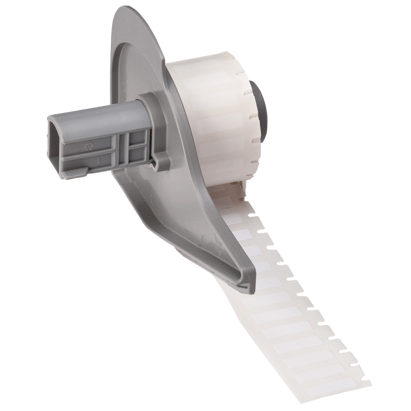 M7-9-423 | Glanzend Wit Polyester met afmeting: 16,51 mm (B) x 5,08 mm (H)