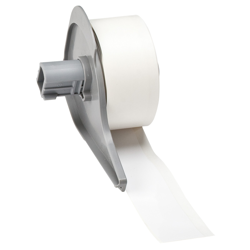 M7C-1000-483 | Glanzend Wit Polyester met afmeting: 25,40 mm (B) x 15,24 m (L)