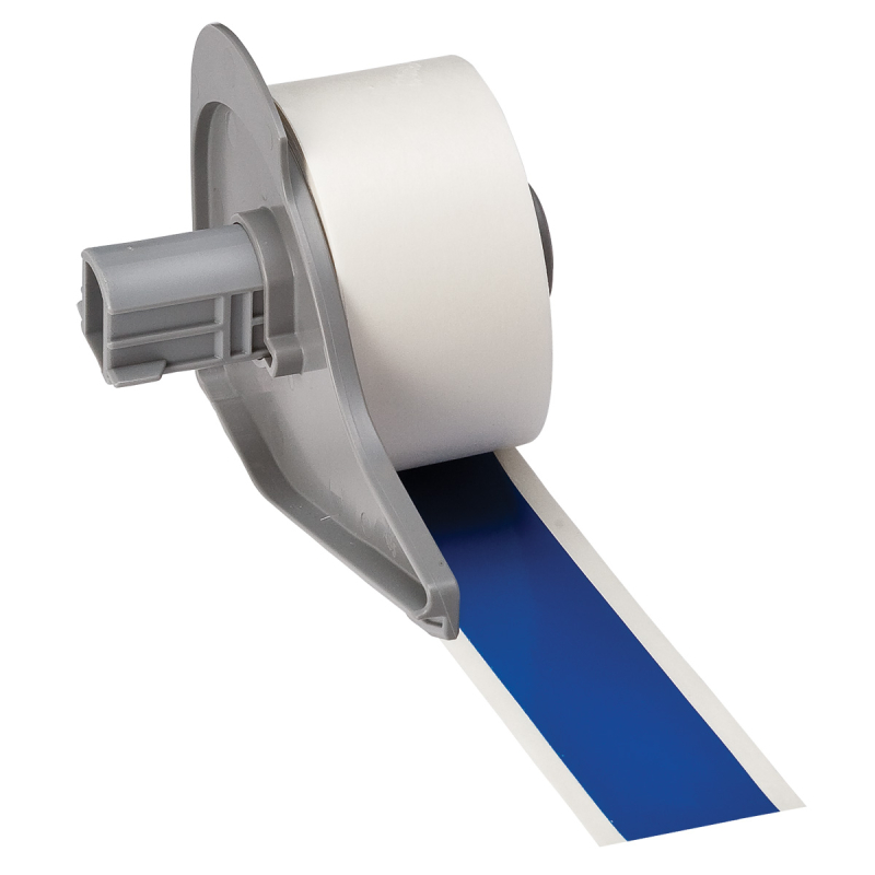 M7C-1000-569-BL | Glanzend Blauw Polyester met afmeting: 25,40 mm (B) x 15,24 m (L)