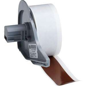 M7C-1000-595-BR | Glanzend Bruin Vinyl met afmeting: 25,40 mm (B) x 15,24 m (L)