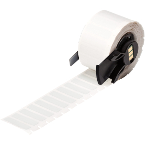 M6-15-428 | Mat Lichtgrijs Gemetalliseerd polyester met afmeting: 25,40 mm (B) x 6,99 mm (H)