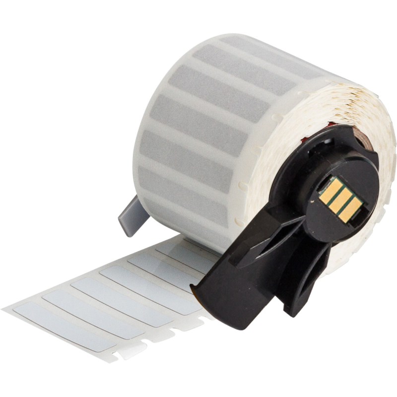 M6-25-767 | Glanzend Wit Polyimide met afmeting: 31,75 mm (B) x 6,35 mm (H)