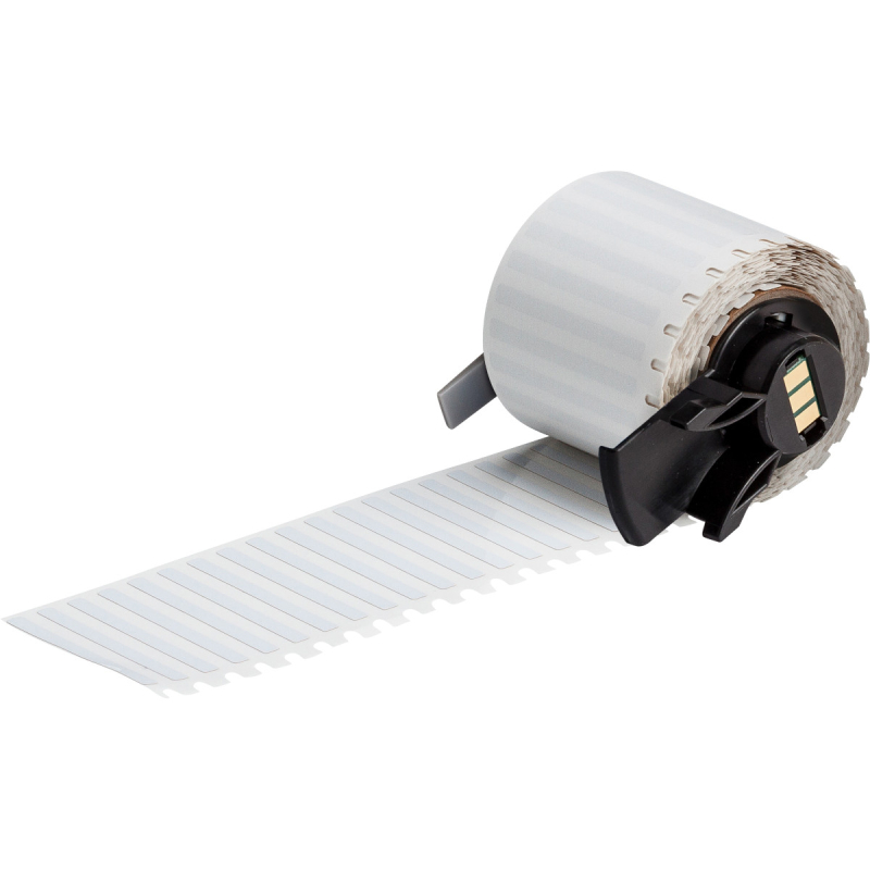 M6-27-767 | Glanzend Wit Polyimide met afmeting: 38,10 mm (B) x 3,18 mm (H)