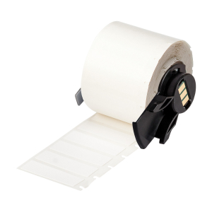 M6-29-499 | Mat Wit Nylonweefsel met afmeting: 12,70 mm (B) x 38,10 mm (H)