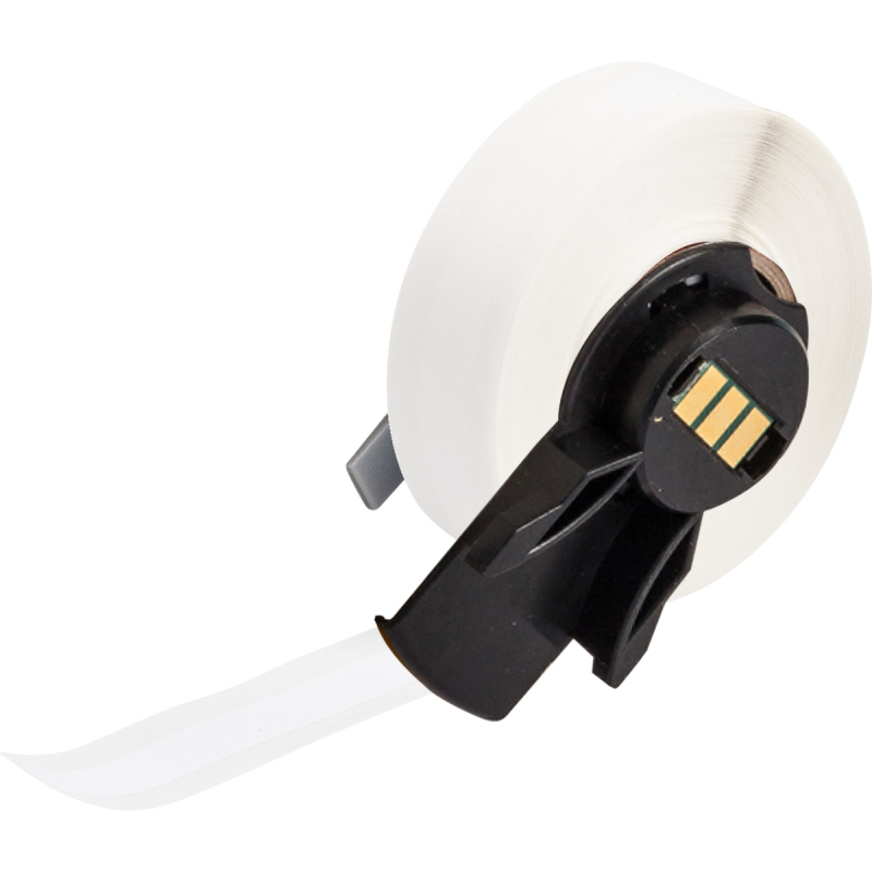 M6C-375-422 | Glanzend Wit Polyester met afmeting: 9,53 mm (B) x 15,24 m (L)