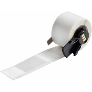 M6-75-427 | Mat Wit, transparant Zelflaminerend vinyl met afmeting: 25,40 mm (B) x 66,68 mm (H)