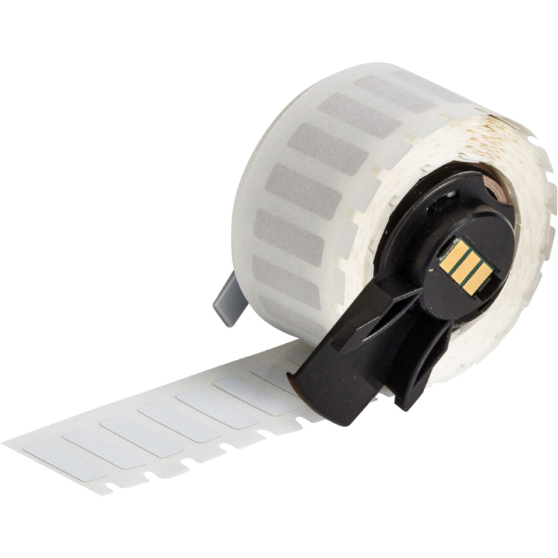 M6-9-767 | Glanzend Wit Polyimide met afmeting: 16,51 mm (B) x 5,08 mm (H)