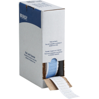 BM-094-1-342-2 | Mat Wit Hittekrimpende polyolefin krimpkous met afmeting: 12,70 mm (B) x 4,62 mm (H)