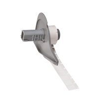 M7-7-498 | Halfglanzend Wit Vinylweefsel met afmeting: 12,70 mm (B) x 12,70 mm (H)