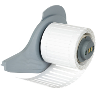 M7-30x4.4-7696-WT | Glanzend Wit Vinyl met afmeting: 30,00 mm (B) x 4,40 mm (H)