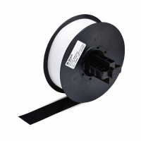 MINIMARK B-595  29 mm BLACK | Glanzend Zwart Vinyl met afmeting: 28,58 mm (B) x 30,48 m (L)