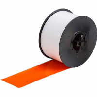 TAPE CART MMK  57 MM ORANGE B7569 35M | Glanzend Oranje Vinyl met afmeting: 57,15 mm (B) x 33,53 m (L)