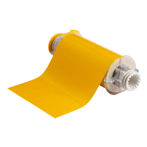 B85-178x15M-569-YL | Glanzend Geel Polyester met afmeting: 177,80 mm (B) x 15,24 m (L)