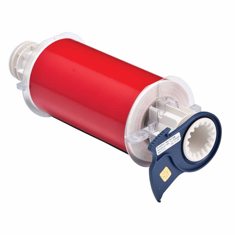 B85-150x15M-595-RD | Glanzend Rood Vinyl met afmeting: 152,40 mm (B) x 15,24 m (L)