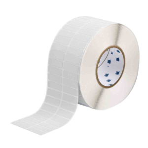 THT-6-8591-10-WT | Glanzend Wit Polyester met afmeting: 38,10 mm (B) x 19,05 mm (H)