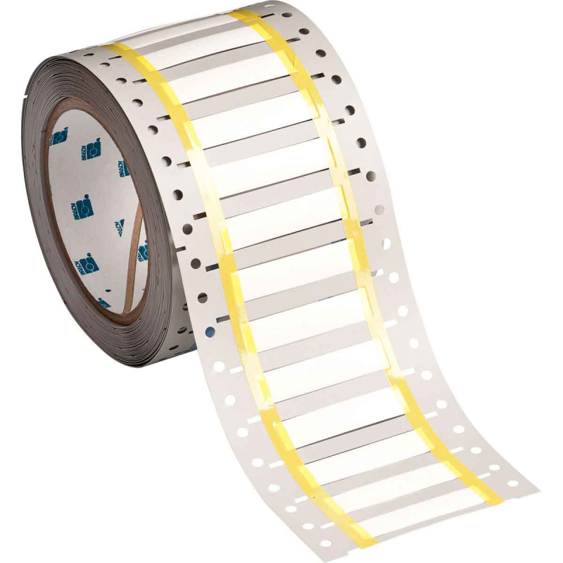 2HT-250-2-WT-S | Mat Wit Hittekrimpende krimpkous in polyvinylideenfluoride voor hoge temperaturen met afmeting: 50,80 mm (B) x 11,15 mm (H)