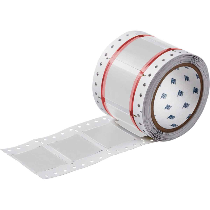 2HX-1000-2-WT | Mat Wit Hittekrimpende polyolefin krimpkous met afmeting: 50,80 mm (B) x 42,16 mm (H)