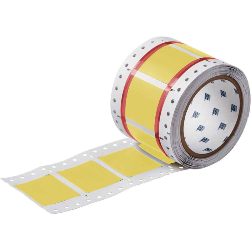 HX-1500-2-YL | Mat Geel Hittekrimpende polyolefin krimpkous met afmeting: 50,80 mm (B) x 61,80 mm (H)