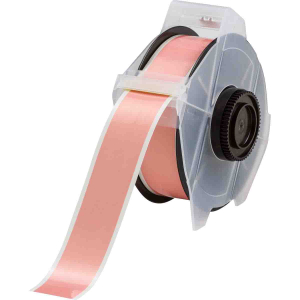 Globalmark tapes - B-569 29 mm Pink | Glanzend Roze Polyester met afmeting: 28,58 mm (B) x 30,48 m (L)