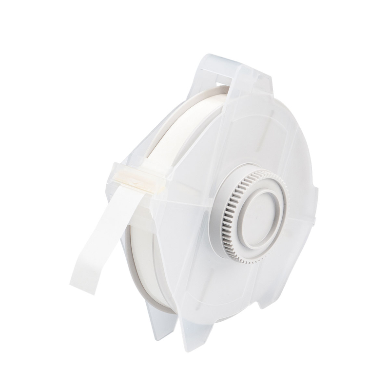 Globalmark tapes - B-569 13 mm  Clear | Glanzend Transparant Polyester met afmeting: 12,70 mm (B) x 30,48 m (L)