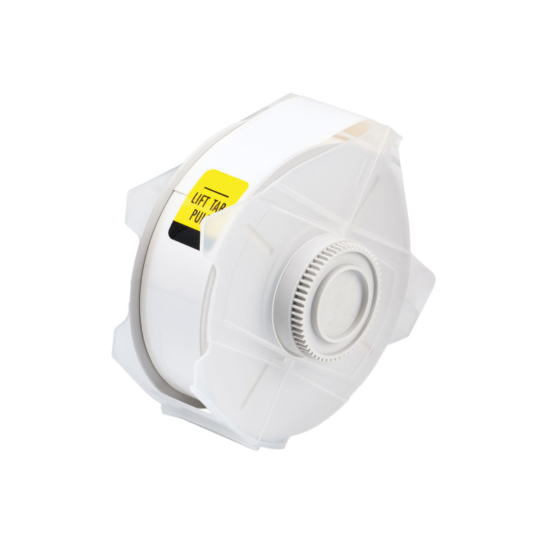 Globalmark tapes - B-569 29 mm  White | Glanzend Wit Polyester met afmeting: 28,58 mm (B) x 30,48 m (L)