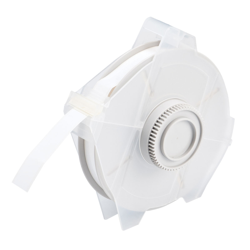 Globalmark tapes - B-569 13 mm  White | Glanzend Wit Polyester met afmeting: 12,70 mm (B) x 30,48 m (L)