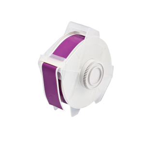 Globalmark tapes - B-569 29 mm  Purple | Glanzend Paars Polyester met afmeting: 28,58 mm (B) x 30,48 m (L)