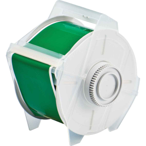 Globalmark tapes - B-569 57 mm  Green | Glanzend Groen Polyester met afmeting: 57,15 mm (B) x 30,48 m (L)