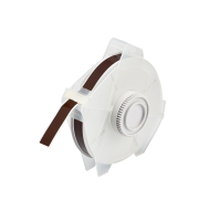 Globalmark tapes - B-569 13 mm  Brown | Glanzend Bruin Polyester met afmeting: 12,70 mm (B) x 30,48 m (L)