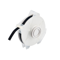 Globalmark tapes - B-569 13 mm  Black | Glanzend Zwart Polyester met afmeting: 12,70 mm (B) x 30,48 m (L)