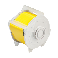 Globalmark tapes - 64 mm yellow Magnetic Tape | Mat Geel Magnetisch polyester met afmeting: 57,15 mm (B) x 7,62 m (L)