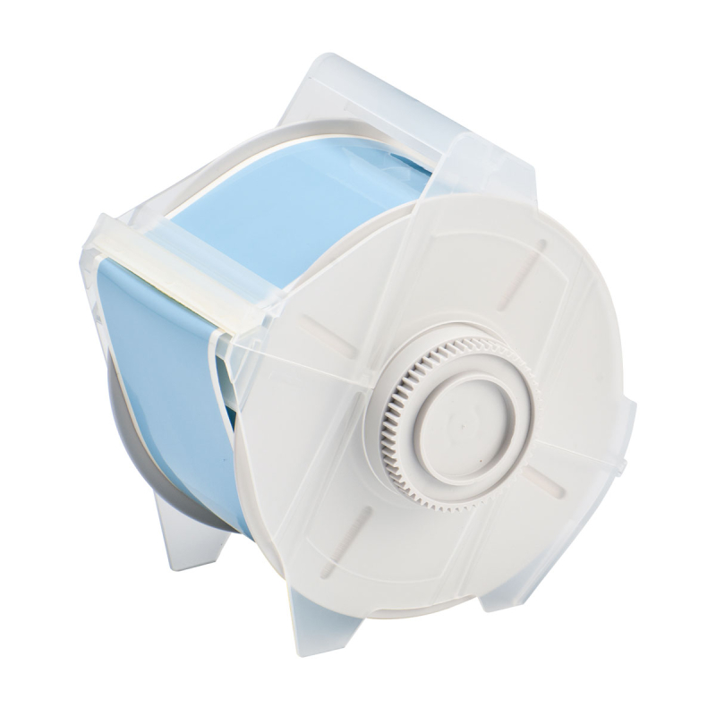 Globalmark tapes B-569 Sky Blue57mm | Glanzend Hemelsblauw Polyester met afmeting: 57,00 mm (B) x 30,00 m (L)