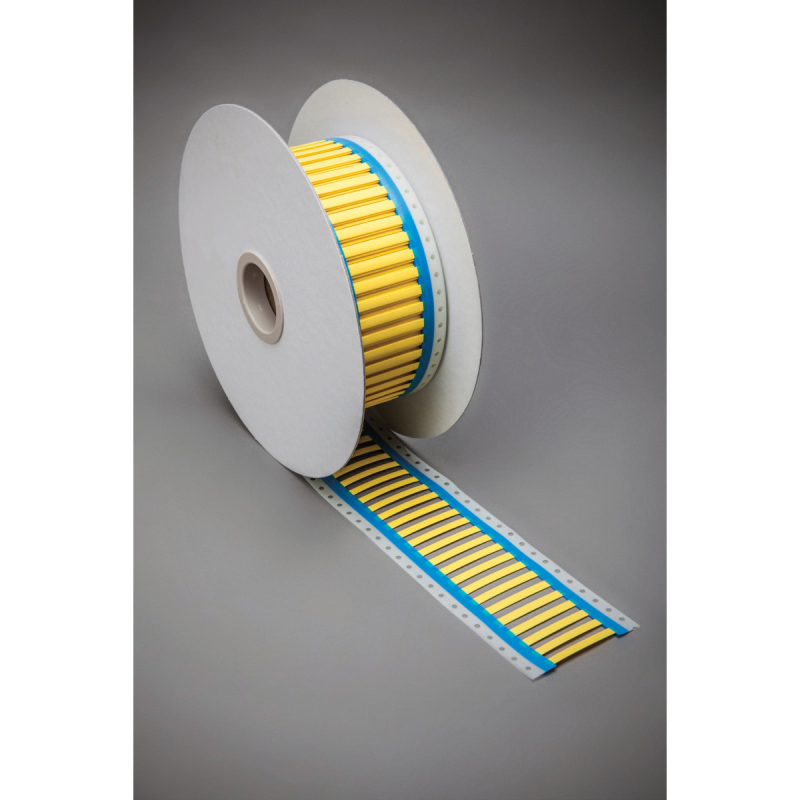 3DPS-3.2x50mm-B7646YL | Mat Geel Dieselbestendige, hittekrimpende polyolefin krimpkousen met afmeting: 50,00 mm (B) x 6,60 mm (H)