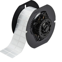 B30-135-7563 | Satijn Zilver Gemetalliseerd polyester met afmeting: 38,10 mm (B) x 19,05 mm (H)