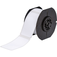 B30-219-595-BLNKWT | Glanzend Wit Vinyl met afmeting: 57,15 mm (B) x 97,79 mm (H)