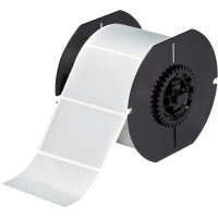 B30-222-438 | Mat Zilver Fraudebestendig, gemetalliseerd polyester met afmeting: 76,20 mm (B) x 50,80 mm (H)