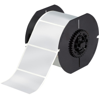 B30-222-7563 | Satijn Zilver Gemetalliseerd polyester met afmeting: 76,20 mm (B) x 50,80 mm (H)