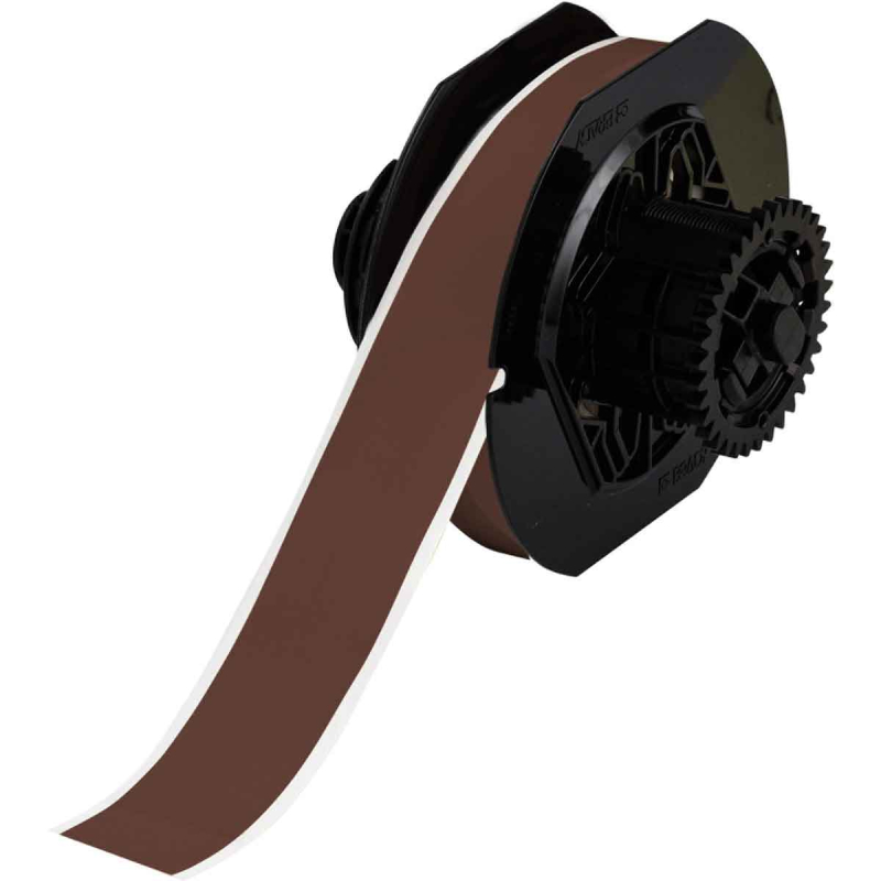 B30C-1125-595-BR | Glanzend Bruin Vinyl met afmeting: 28,58 mm (B) x 30,48 m (L)