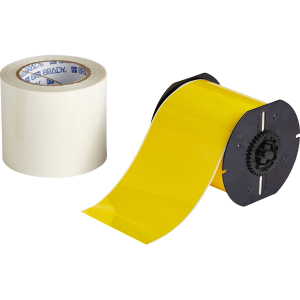 B30C-4000-483YL-KT | Glanzend Geel Polyester met polyester overlaminaat met afmeting: 101,60 mm (B) x 30,48 m (L)